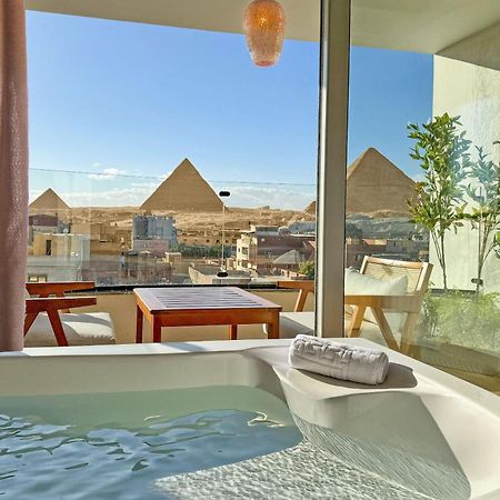 Galaxy Pyramids View Inn Kafret el-Gabal Exterior foto